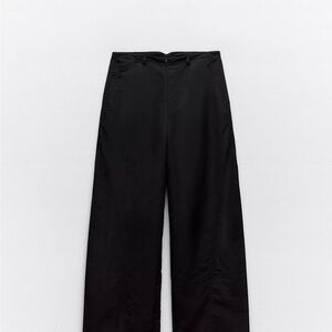 Zara Black Wide Leg Pants